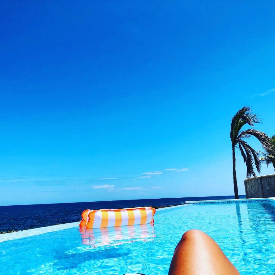 Riviera Maya Luxury Oceanfront Condo Akumal Kültér fotó